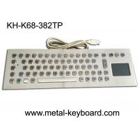 China Computer Industrial Keyboard with Touchpad , 70 Keys Waterproof Keyboard With Touchpad on sale