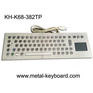 China Computer Industrial Keyboard with Touchpad , 70 Keys Waterproof Keyboard With Touchpad supplier