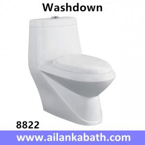 China Middle East Bathroom Sanitary Ware Ceramic S-trap250 Roughing-in Washdown One-piece Toilet supplier