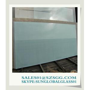 China best selling acid etched glass wall supplier
