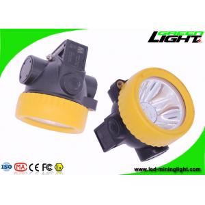 China ABS Material LED Mining Cap Lamp High Efficiency 4000 Lux Brightness supplier