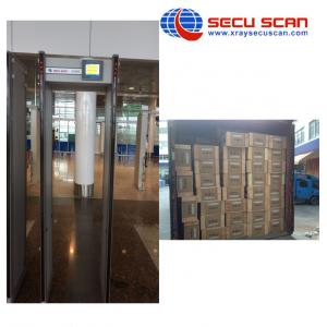 Airport / Embassy Walk Through Safety Gate / Multi Zone Metal Detector Door
