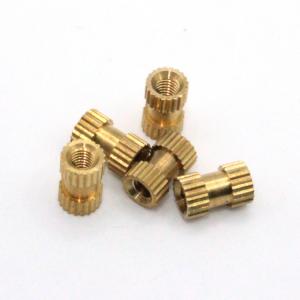 Passivated Brass Knurled Nut M3 M4 M5 M6 M8 M10 OEM Copper Knurled Inserts Nut