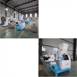 China Automatic Dry Type Fish Feed Extruder Electric Heating For Large Scale Production supplier