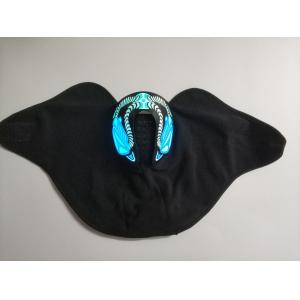 Wholesale New Hot Sale Popular Sound reactive LED mask light up cool masquerade clown EL mask for Music party  DJ mask