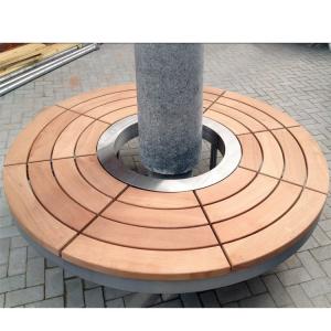 Commercial Waiting Bench Tree Seat Outdoor Tree Around Benches Wooden Storage Bench Seat with Round Tree Bench