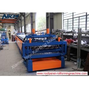 China Roofing/tile roof roll forming machine, metal forming, cold rolling, double layer, steel dual layer supplier