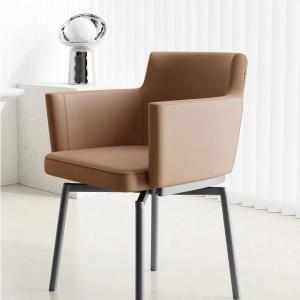 Functional SwivelLux Leather Swivel Dining Chairs