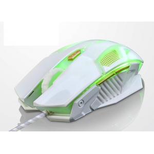 RECCAZR MS360 USB Wired Computer Gaming Mouse Mice for Pro Gamer 7 Soothing LED Colors, 6 Buttons