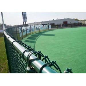 China Black Pvc Coated Construction Chain Link Security Fence 60 X 50'' 11 Gauge For Garden Building supplier