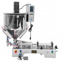 China Stainless Steel Jar Paste Bottle Filling Machine for Automatic Mixing of Shea Butter on sale