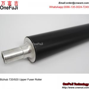 China Upper fuser roller Konica Minolta Bizhub 720 Bizhub 920 upper fuser roller for Konica minolta copier spare parts supplier