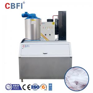 China Fresh Water Flake Ice Making Machine With PLC Touch Screen Easy Operation supplier