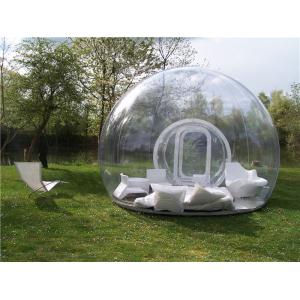Tente gonflable de pièce transparente, tente gonflable de bulle avec le ventilateur