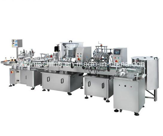 10000bph Automatic Filling Capping Olive Oil Bottling Machine Linear Type