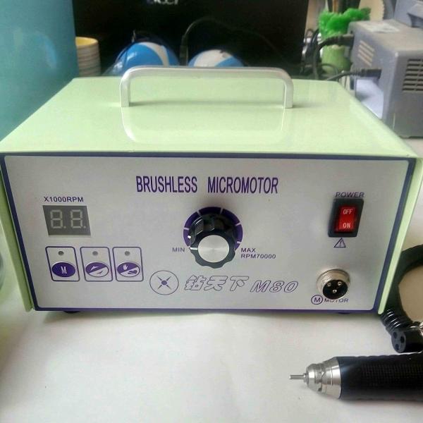 High speed electric portable brushless micromotor (dental lab polishing