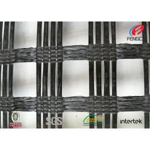 Polyester Biaxial Geotextile Drainage Fabric , Soil Foundation Geosynthetic Materials