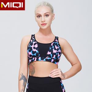 China Wirefree Wicking Ladies Athletic Gym Apparel Miqi Wicking Sports Bra supplier