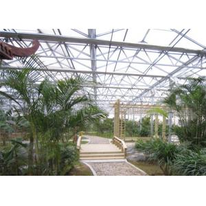 China Easy Installation Garden Greenhouse , Polycarbonate Sheets Greenhouse Custom Span Width supplier