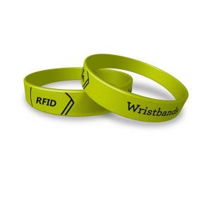 China Colorful RFID NFC Silicone Wristband Bracelets supplier