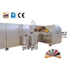China 1.5hp Ice Cream Cone Production Line Stainless Steel 55 Baking Plates supplier