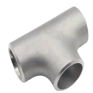 DIN Standard CUNI 90/10 Copper Nickel Equal Tee  1 1/2" Inch Galvanized Pipe Fittings