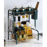 China Two Tier Countertop Kitchen Rack 365x220x400mm Specification Foe Spice Condiment on sale