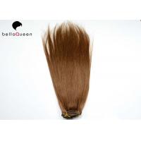 China Brazilian Remy Clip In Hair Extension , Colored Straight Weave Human Hair on sale