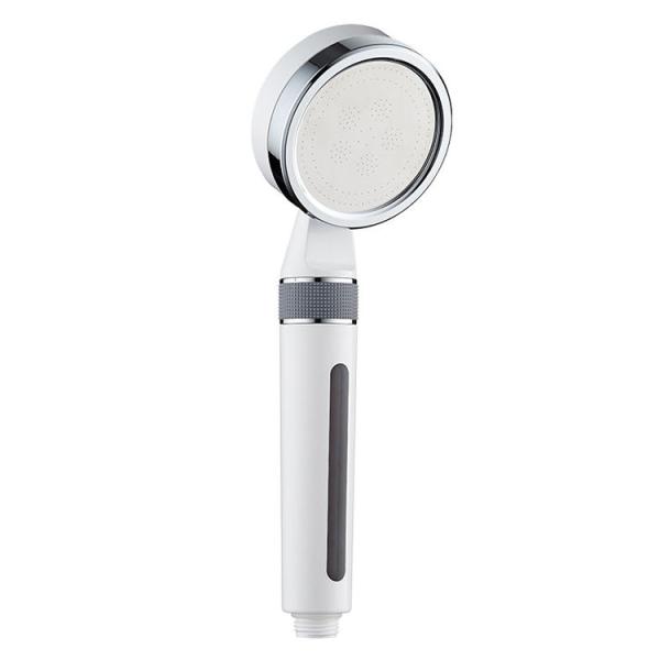 New type of hot bath shower head with powerful pressure, hand-held shower with negative ion filter, spray hotel spa shower head