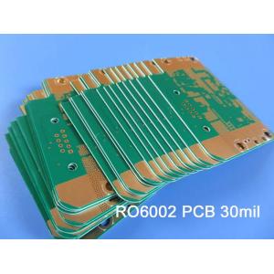 30mil Rogers 6002 0.762mm DK2.94 Immersion Gold Pcb For Global Positioning System Antennas