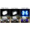 Latest Released High/Low Beam 65W IP68 Square 5D LED Headlight/Chrome for Off-road/LED Work Light