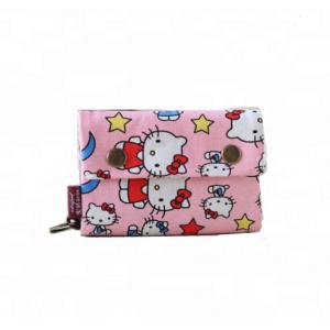 ROHS Fadeless Zippered Coin Purse Hello Kitty Mini Canvas 26.5x10x13CM