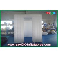 China Funny Photo Booth Props White 3D Sticker Foldable Inflatable Photo Booth Kiosk Enclosure With Window on sale