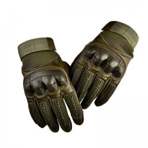 China Blue Black Tactical Army Gloves Military Hard Knuckle For Military Operations supplier