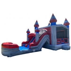 PVC Tarpaulin Bouncy Castle Hire Inflatable Jumping Castle Bouncer With Slide