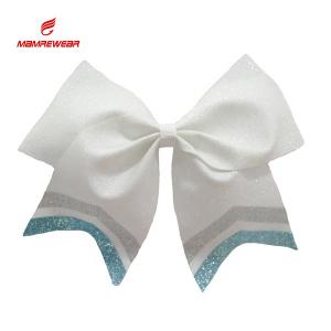 China Shinny Sparkle Custom Cheerleading Bows For Christmas / Birthday Party supplier