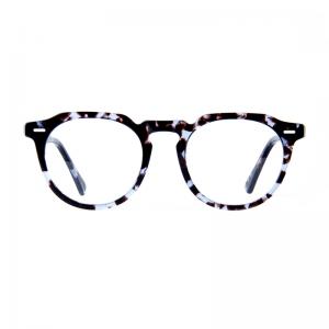 China Retro Round Frame Clear Lens Glasses For Women Men Non Prescription Eyewear supplier
