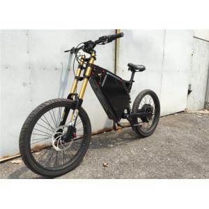 China High Speed Full Suspension Adult Electric Bike , Stealth Bomber Ebike For All Terrain supplier