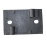 Duction Iron Casting QT450-10 Railway Tie Plate Railway Fasteners Rail Base