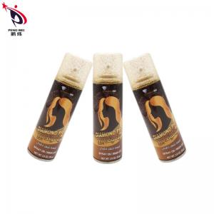 China 85g Temporary Gold Hair Glitter Spray Light Hold Multipurpose supplier