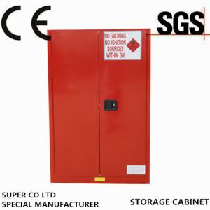 China Iron Free Standing Lockable Chemical Storage Cabinets , Flammable Storage Locker wholesale