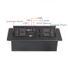 China Multi-function Desktop Socket Pop up Hidden Socket for Office With 2 Universal Power Interface USB Charging wholesale