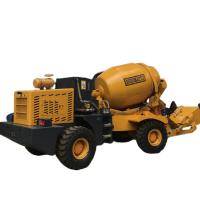 China Mobile Portable HY-160 Self Loading Concrete Mixer Construction Machinery on sale