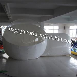 China Half clear bubble tent , transparent inflatable tent , inflatable bubble tent for rent supplier