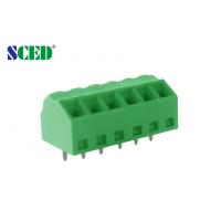 China Pitch 3.50mm PCB Terminal Blocks With 45 Degree Wire Inlet Screw Terminal Connector on sale