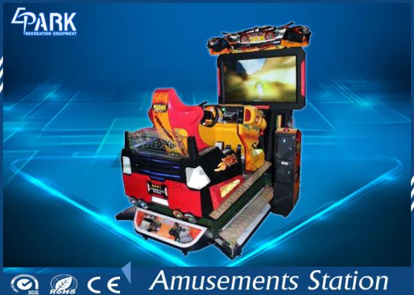 Funny 3D Dynamic Car Arcade Racing Game Machine For Amusement Park