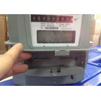China Household Diaphragm Prepaid G2.5 / G4 / G1 6 Gas Meter Steel Case With IC Card on sale