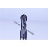 Buy cheap 4mm - 20mm Ball Nose High Speed Steel End Mill With AlTiN Coating Standard Length Type from wholesalers