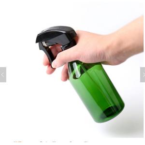 Amber 500ml Plastic Trigger Spray Bottle for Liquid Detergent, Cylinder Barber Shop Hair Spray Bottle