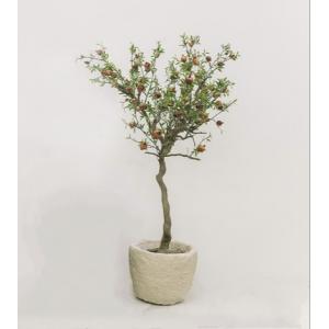 China Airport PE 120cm Artificial Pomegranate Tree Environment Friendly supplier